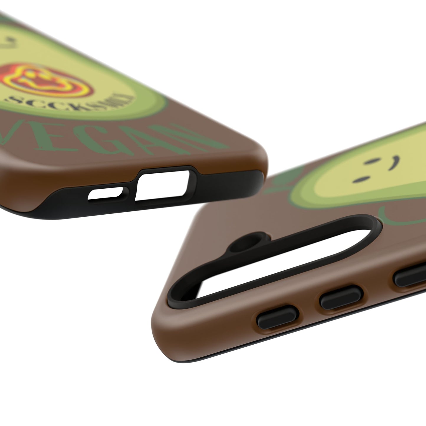 Playful Vegan Avocado Phone Case for Samsung