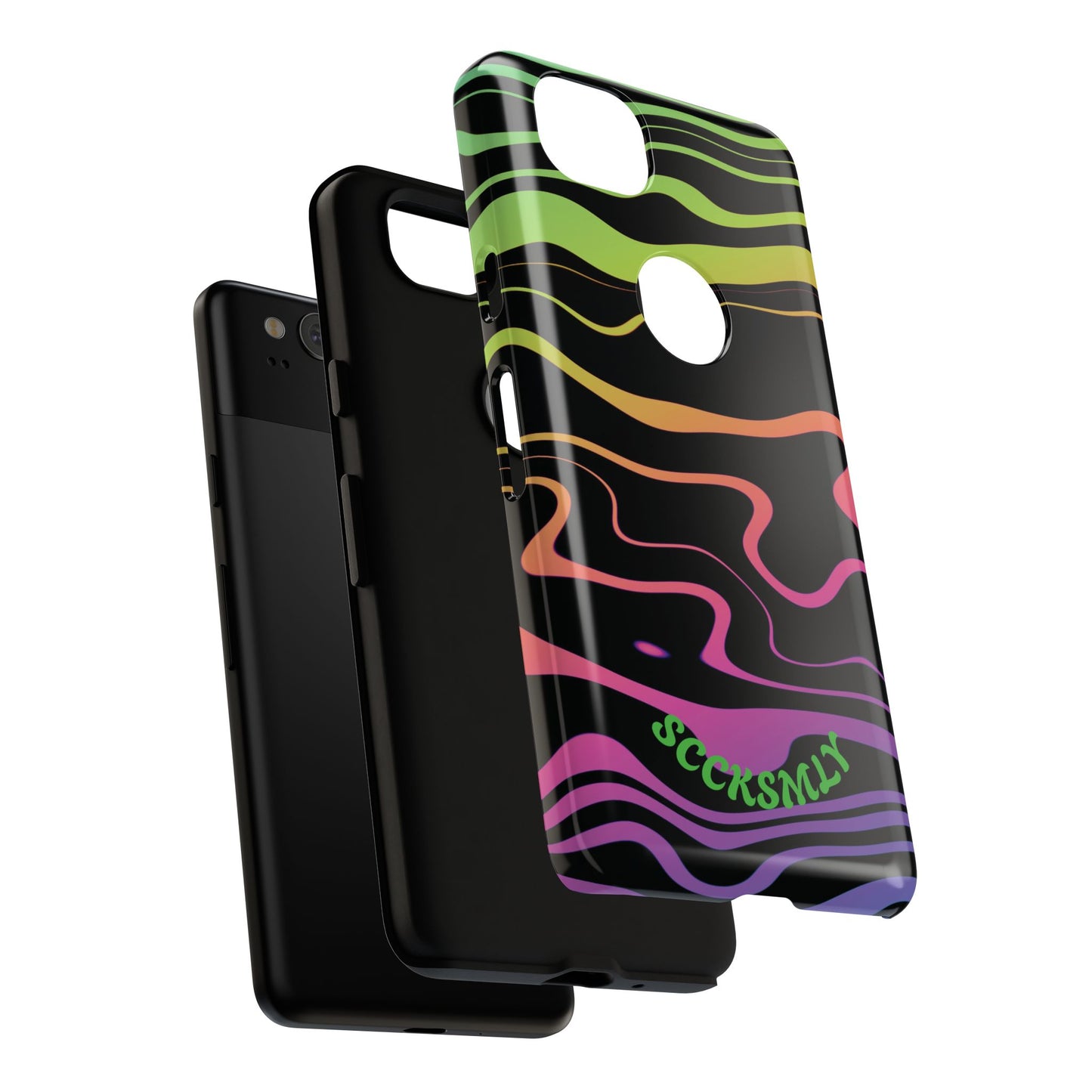 Dark Rainbow Phone Case For Google Pixel