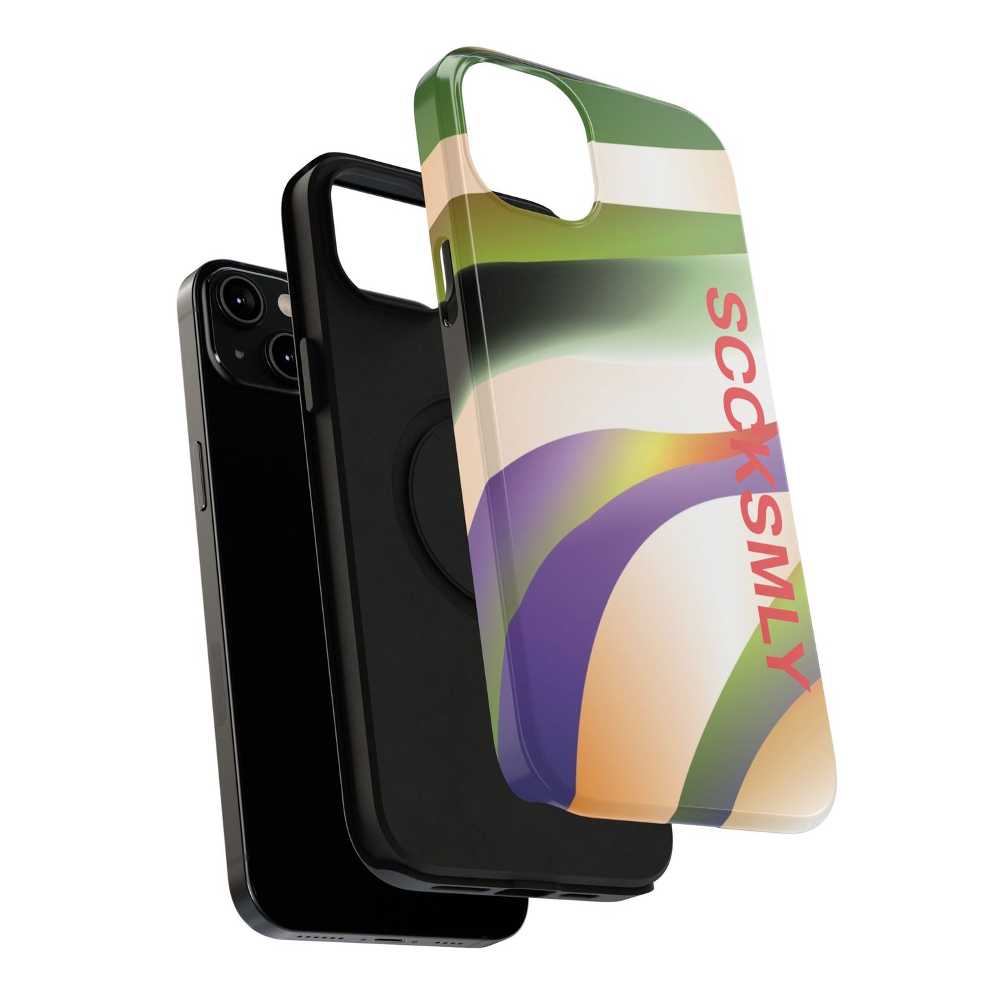 Green Waves Phone Case for "IOS or Apple"