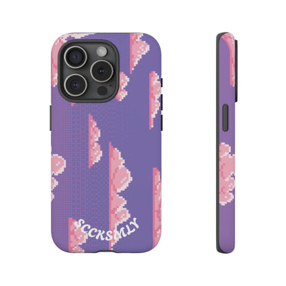 Purple Cotton Candy Sky Tough Phone Case for Apple