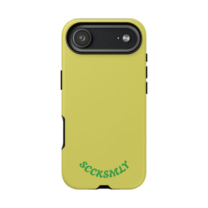 SOLID Lemon Pop Tough Case for Apple