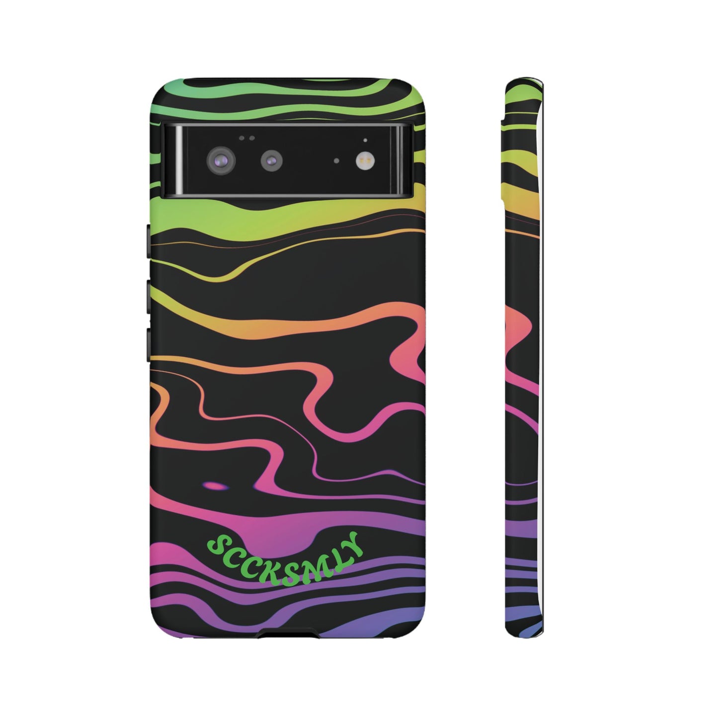 Dark Rainbow Phone Case For Google Pixel