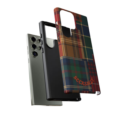 Heritage Hues Patchwork Tough Phone Case for Samsung