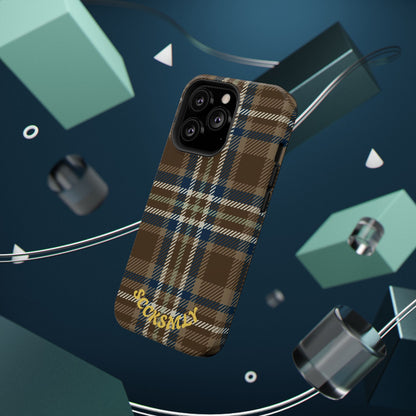 Earth and Sky Plaid Phone Case for Apple