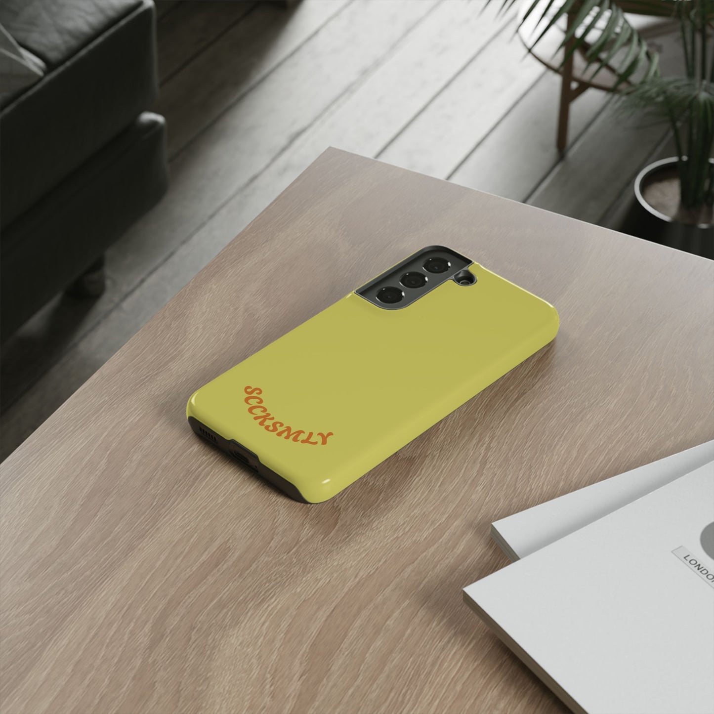 SOLID Lemon Dijon Glaze Tough Case for Samsung