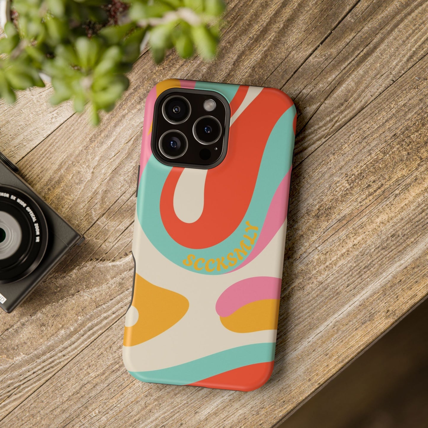 Psychodelic Acid Swirl Phone Case for Apple
