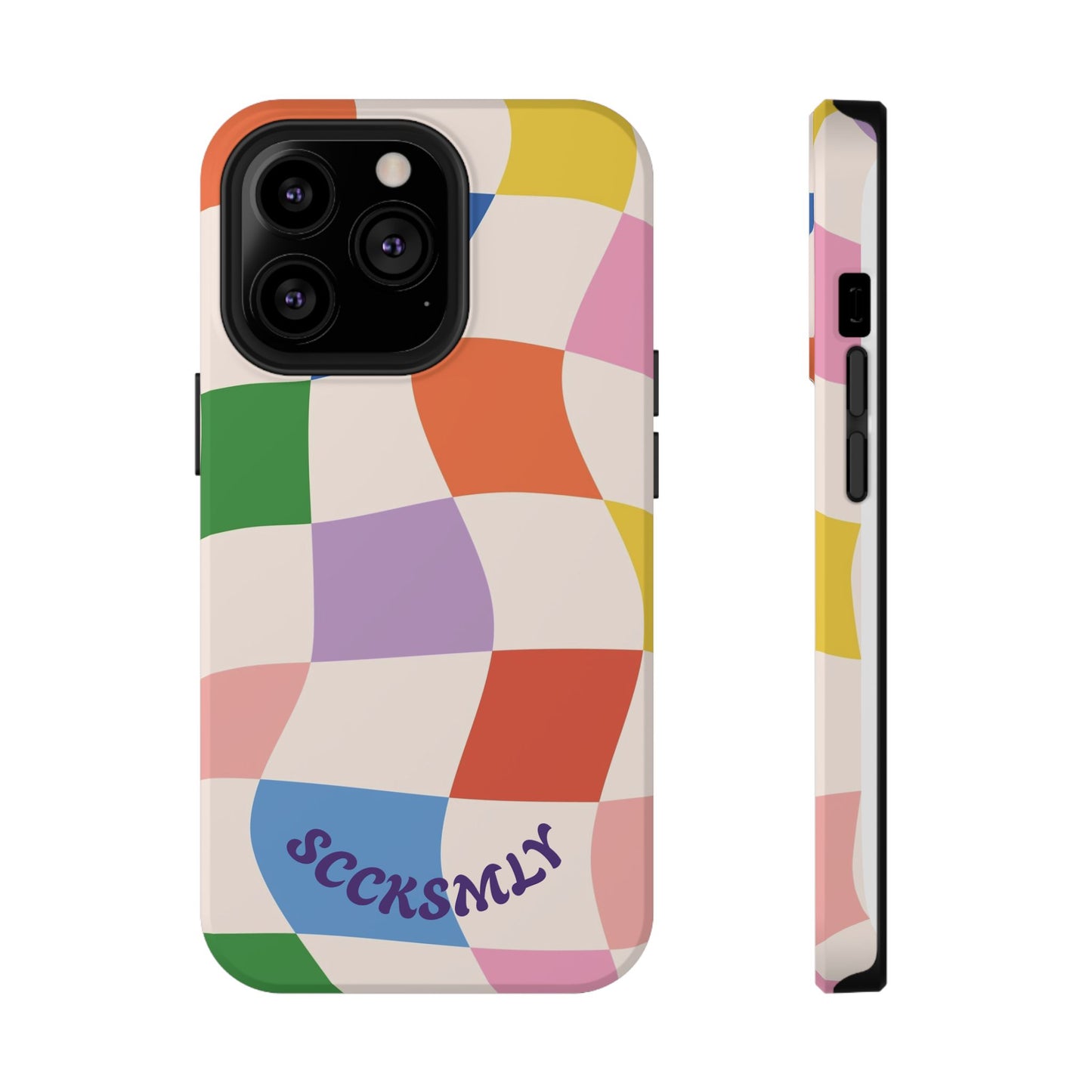 Checker Flicker Phone Case "IOS or Apple"