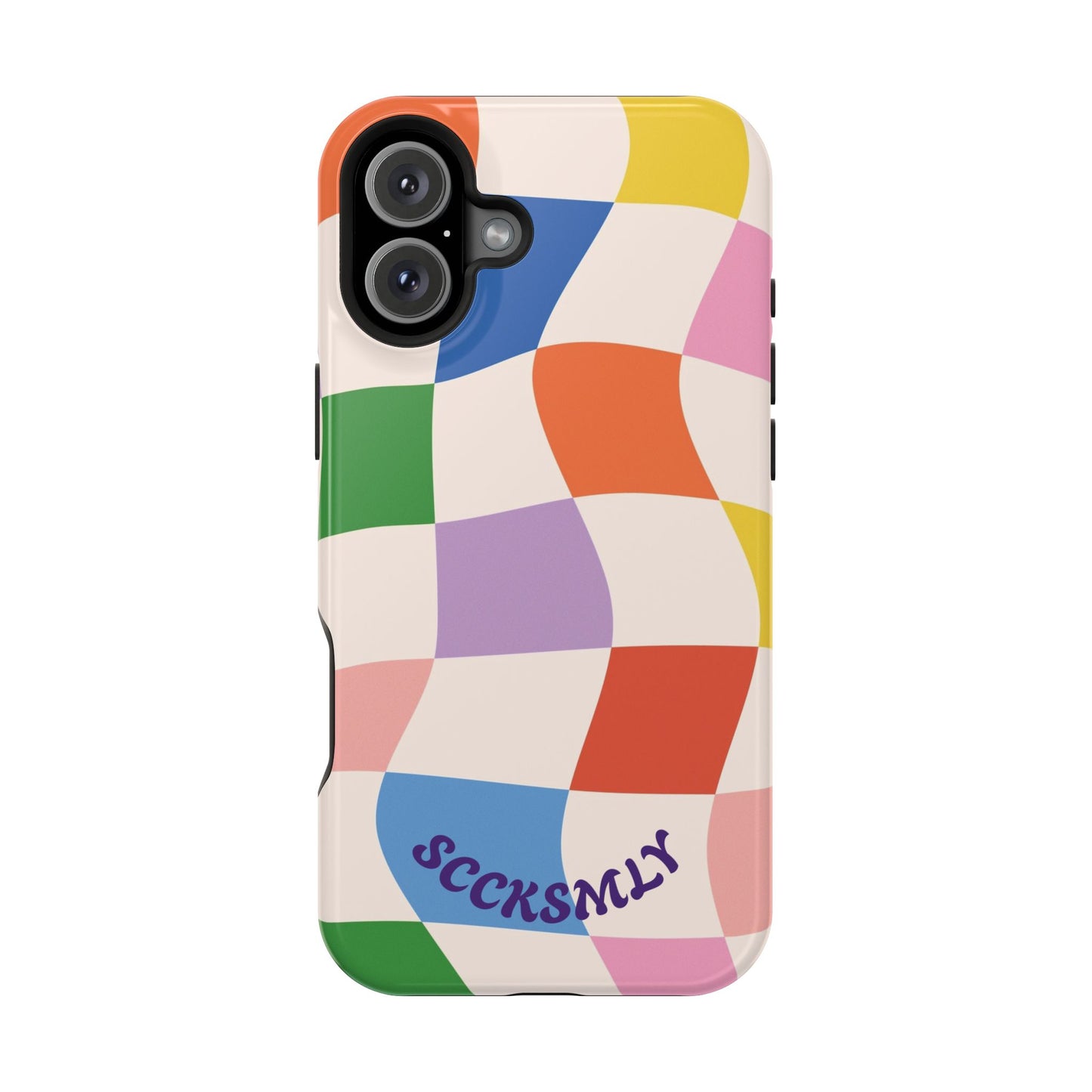 Checker Flicker Phone Case "IOS or Apple"