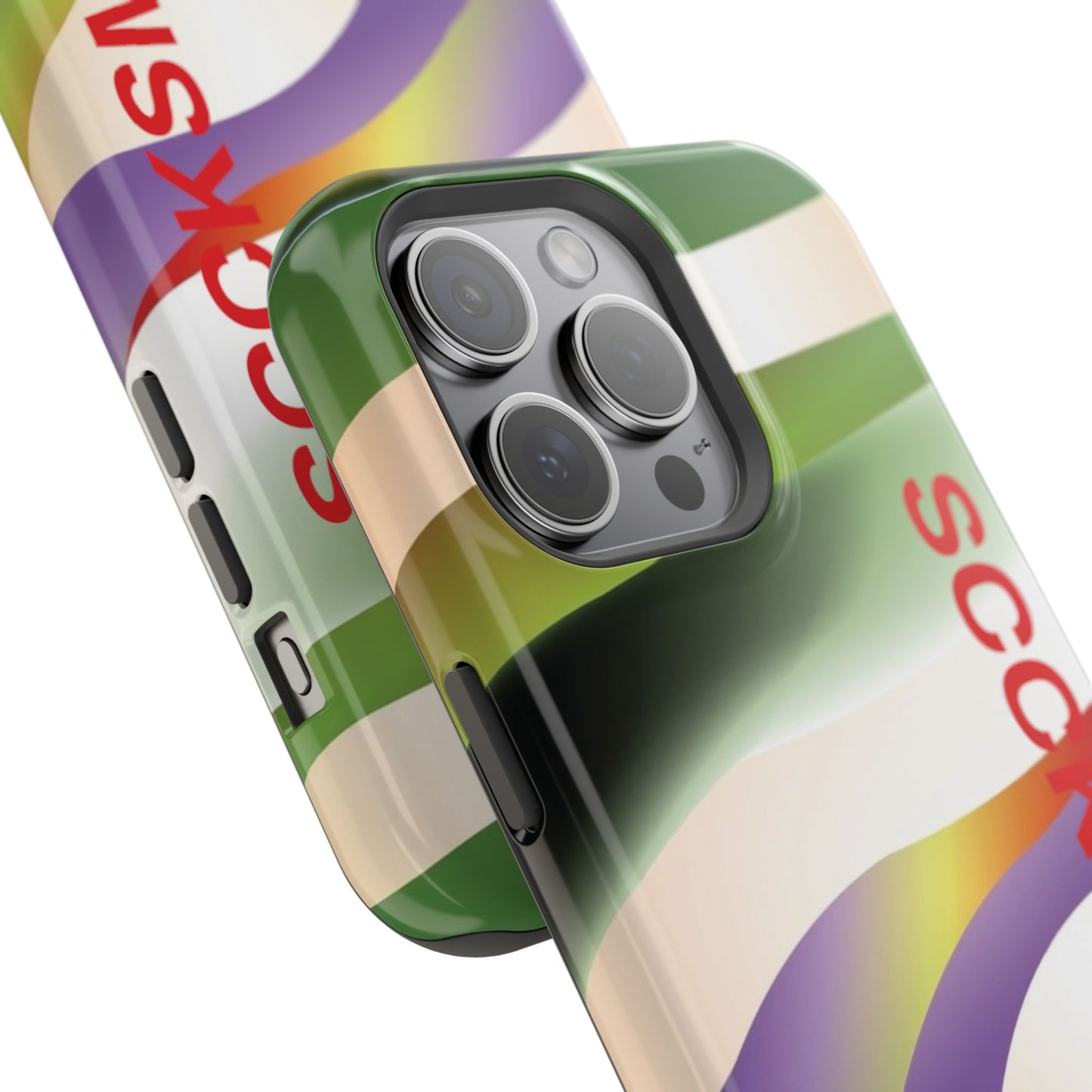 Green Waves Phone Case for "IOS or Apple"