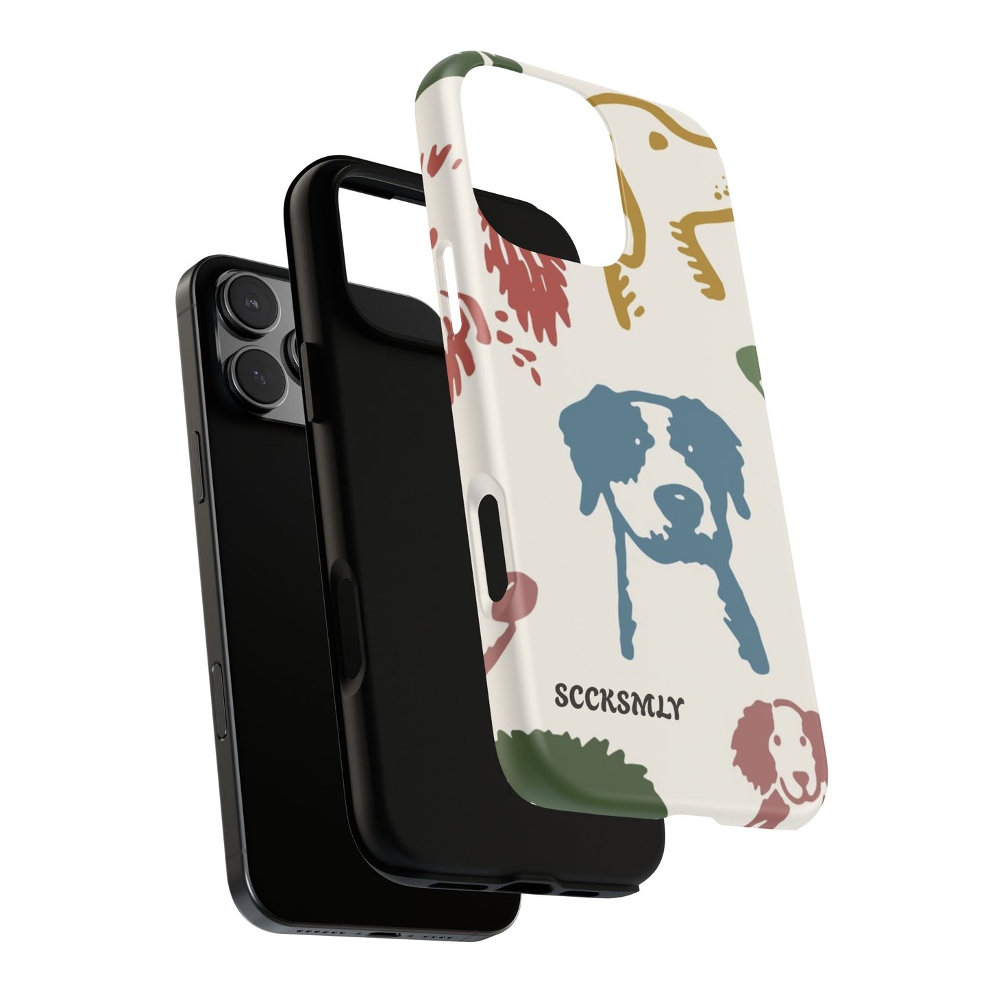 Paws & Portraits Tough Phone Case for Apple