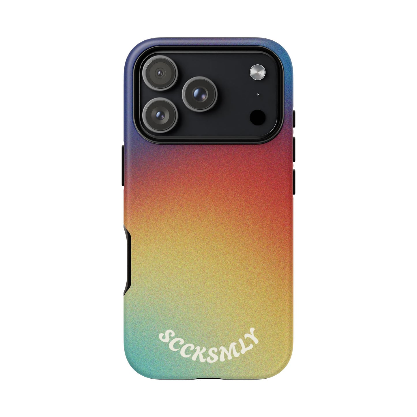 Faded Sunset Aura Tough Phone Case for Apple