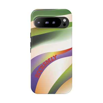Green Waves Phone Case for Google Pixel