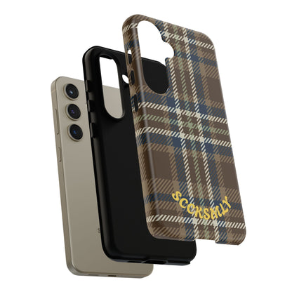 Earth and Sky Plaid Phone Case for Samsung