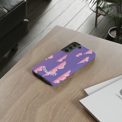 Purple Cotton Candy Sky Tough Phone Case for Samsung