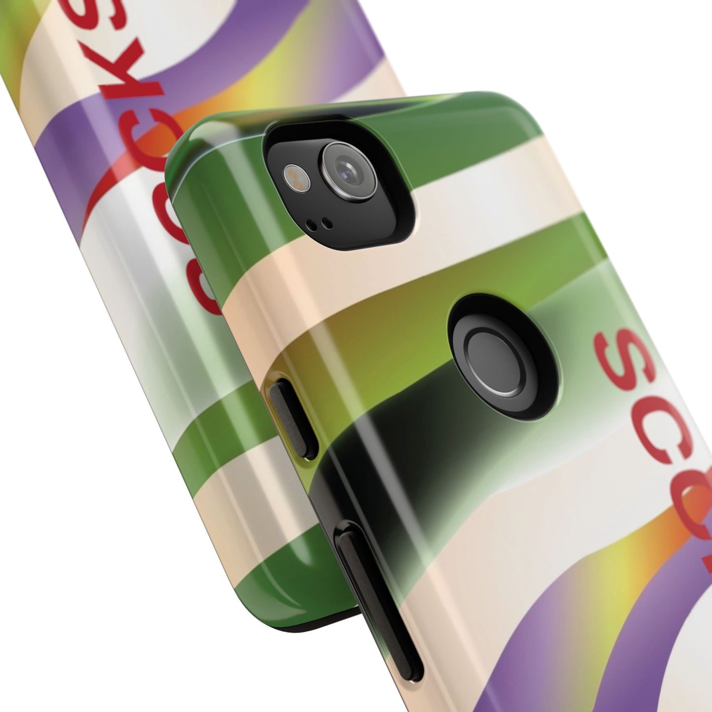 Green Waves Phone Case for Google Pixel