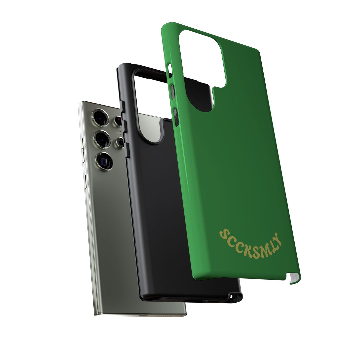 SOLID Green Grin Tough Case for Samsung