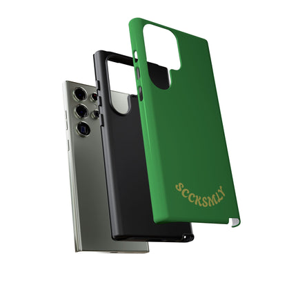 SOLID Green Grin Tough Case for Samsung