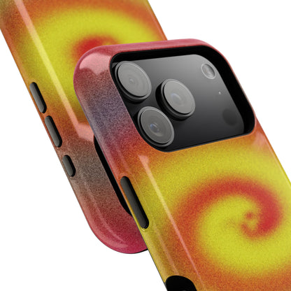 Toxic Spiral Tough Phone Case for Apple
