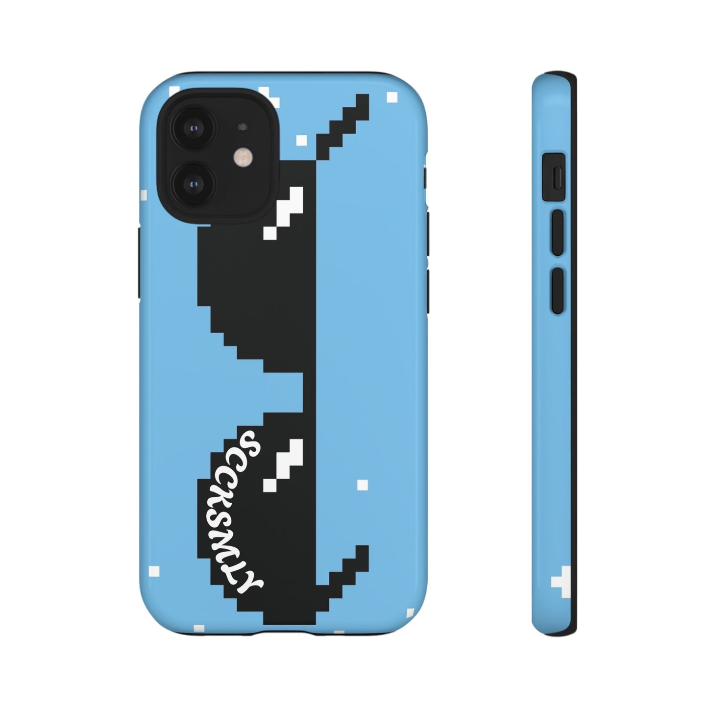 Pixel Glass Tough Phone Case for Apple
