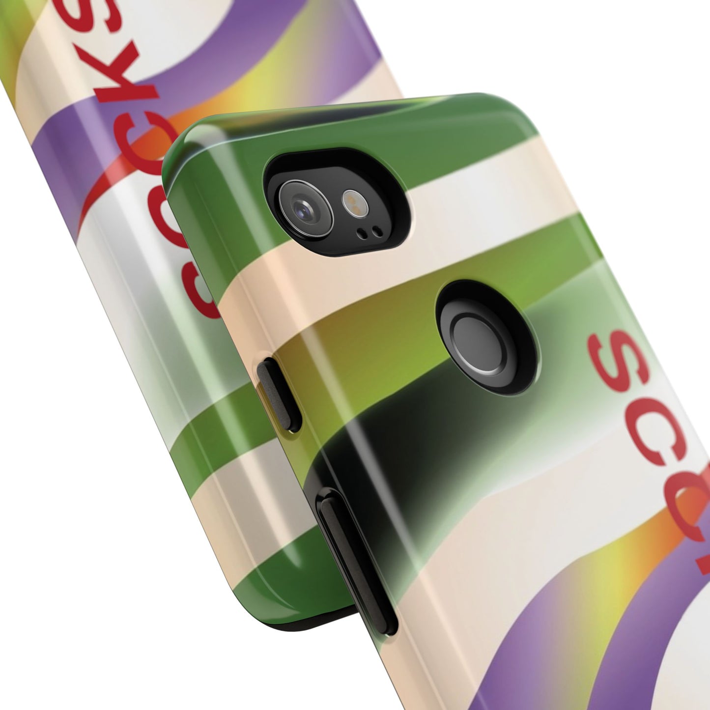 Green Waves Phone Case for Google Pixel