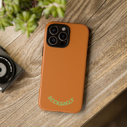 SOLID Terracotta Caoal Tough Case for Apple