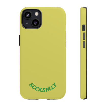 SOLID Lemon Pop Tough Case for Apple