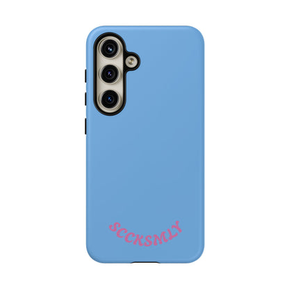 SOLID Blue Candie Tough Case for Samsung