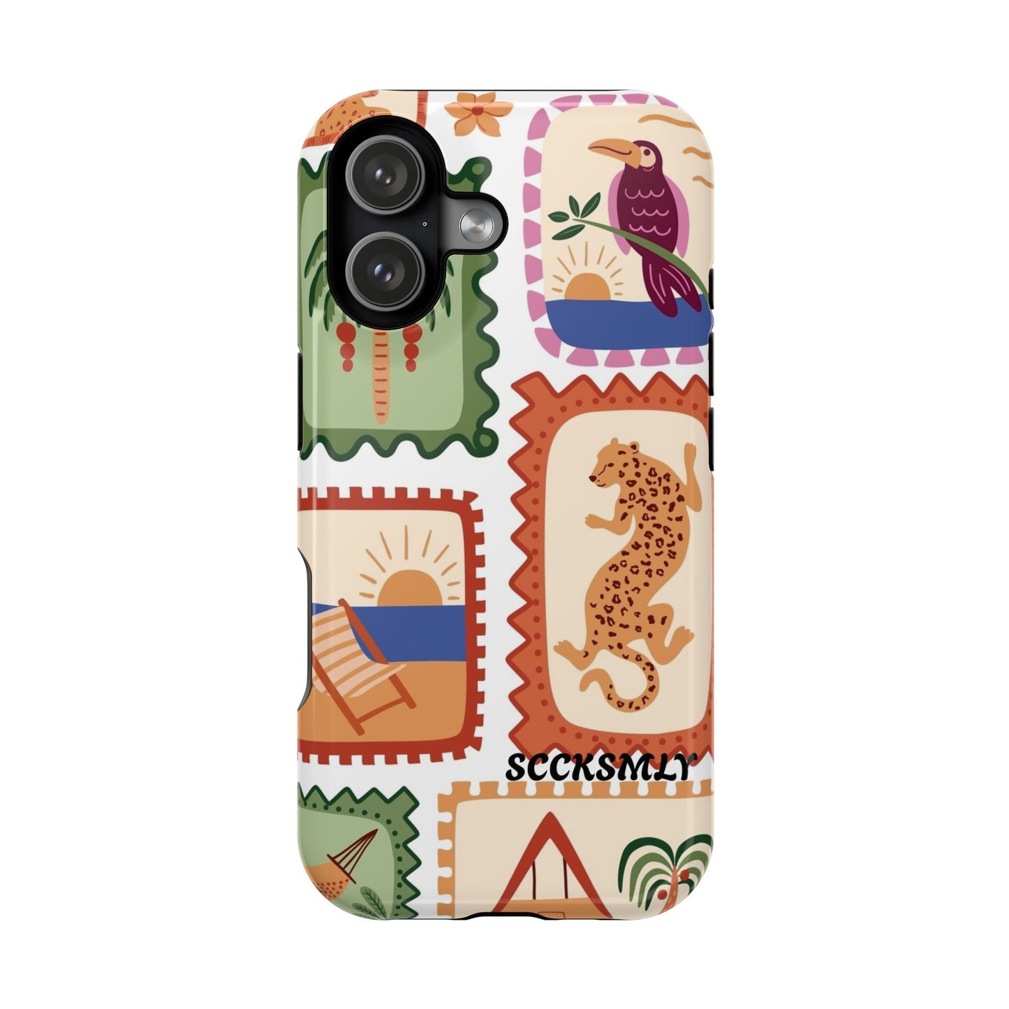 Tropical Print Phone Case for Apple