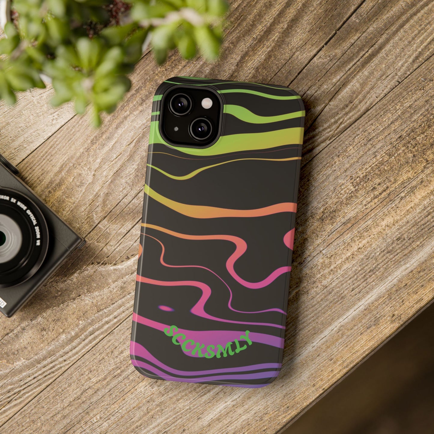 Dark Rainbow Phone Case for Apple