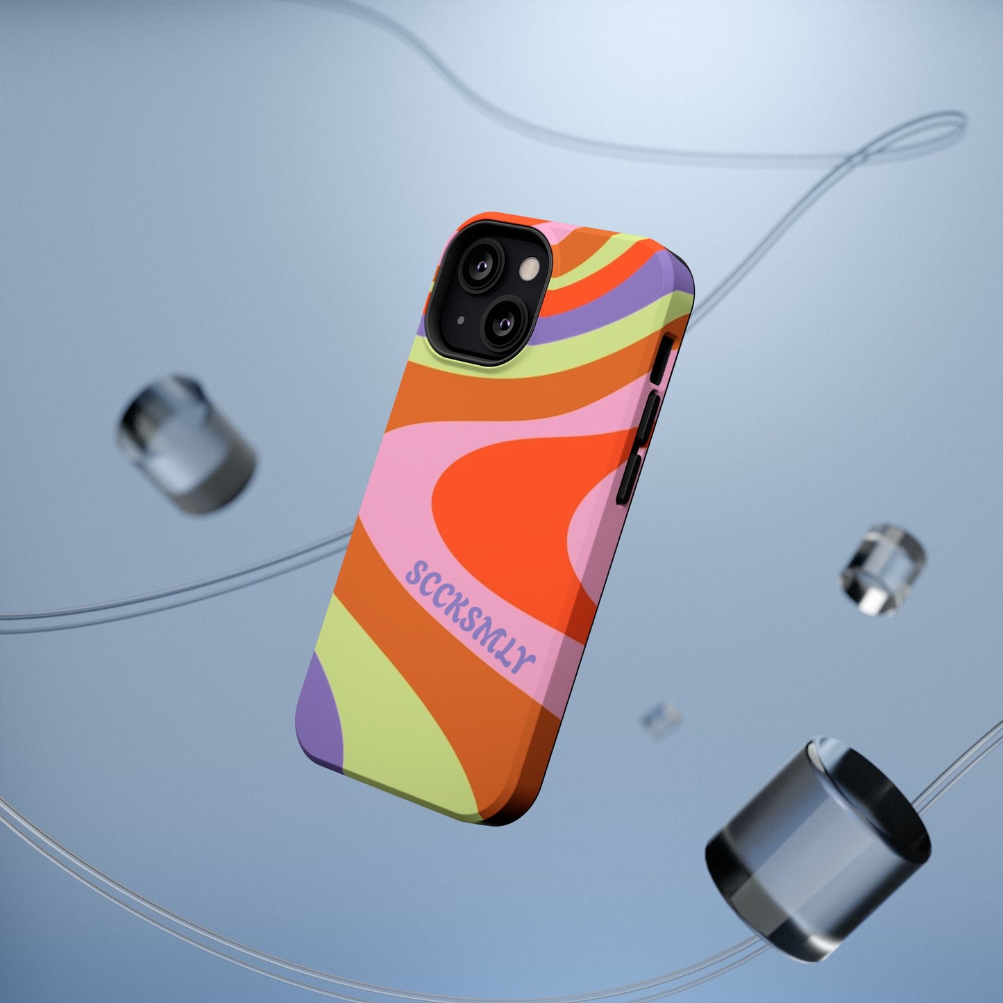 Curvy Swirl Phone Case for "IOS or Apple"