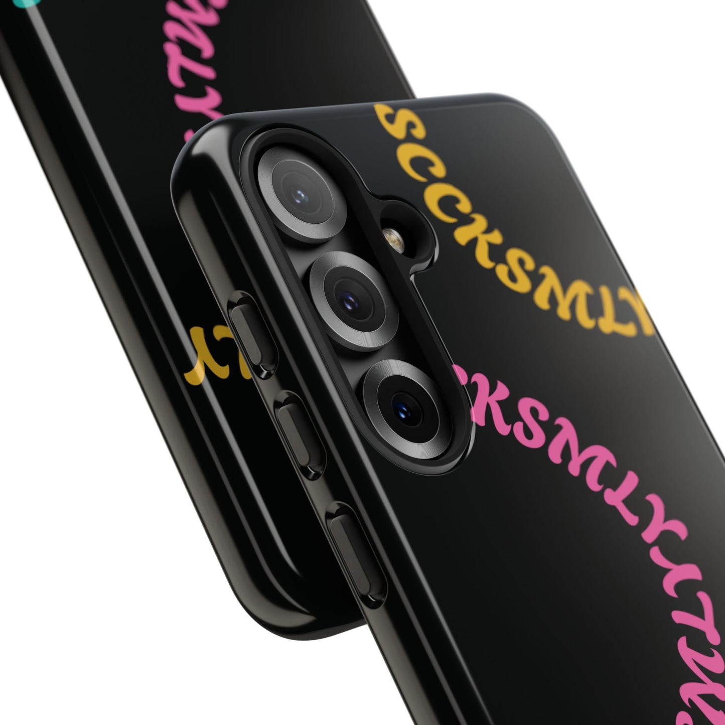 Y2K Wavy Script Tough Case for Samsung