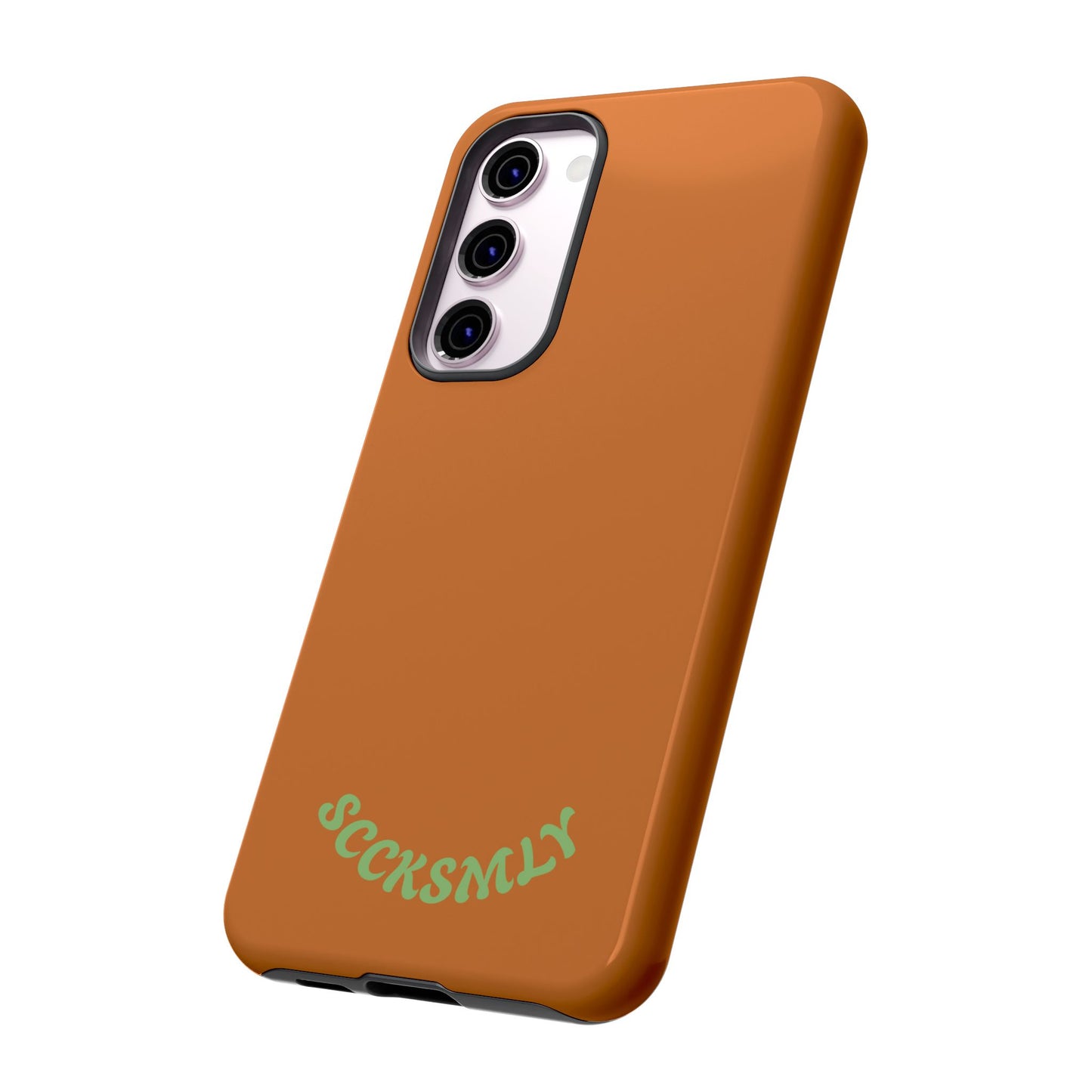 SOLID Terracotta Coal Tough Case for Samsung