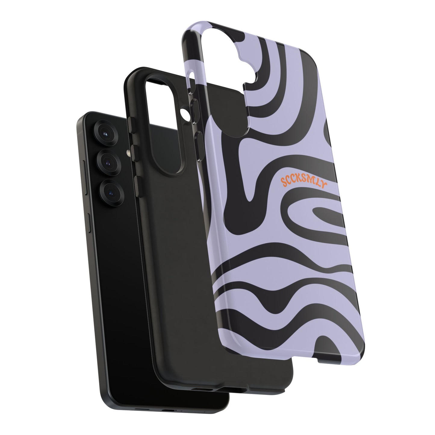 Purple Swirl Phone Case for Android or Samsung