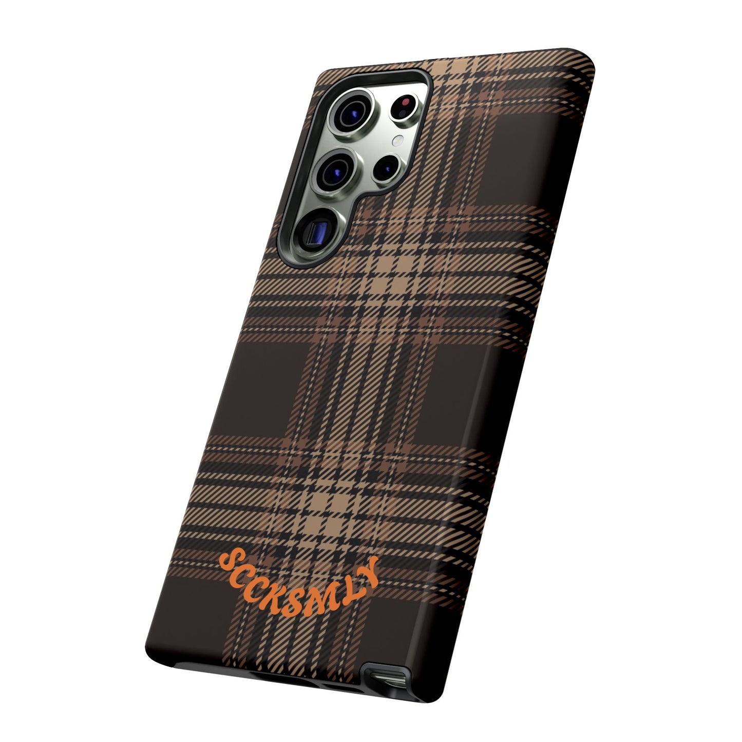 Brown Bread Plaid Tough Phone Case Samsung