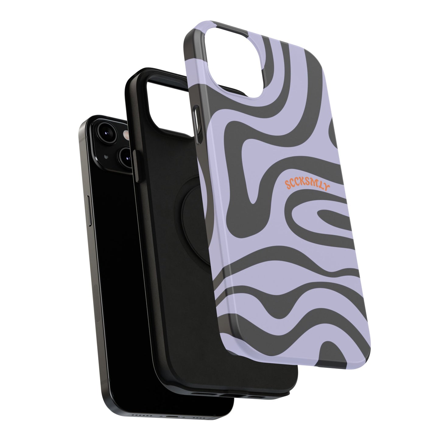 Purple Swirl Phone Case for Apple