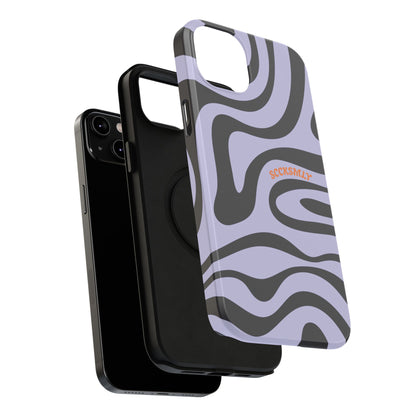 Purple Swirl Phone Case for Apple