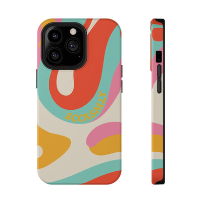 Psychodelic Acid Swirl Phone Case for Apple