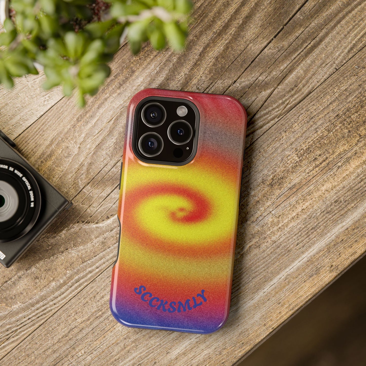 Toxic Spiral Tough Phone Case for Apple