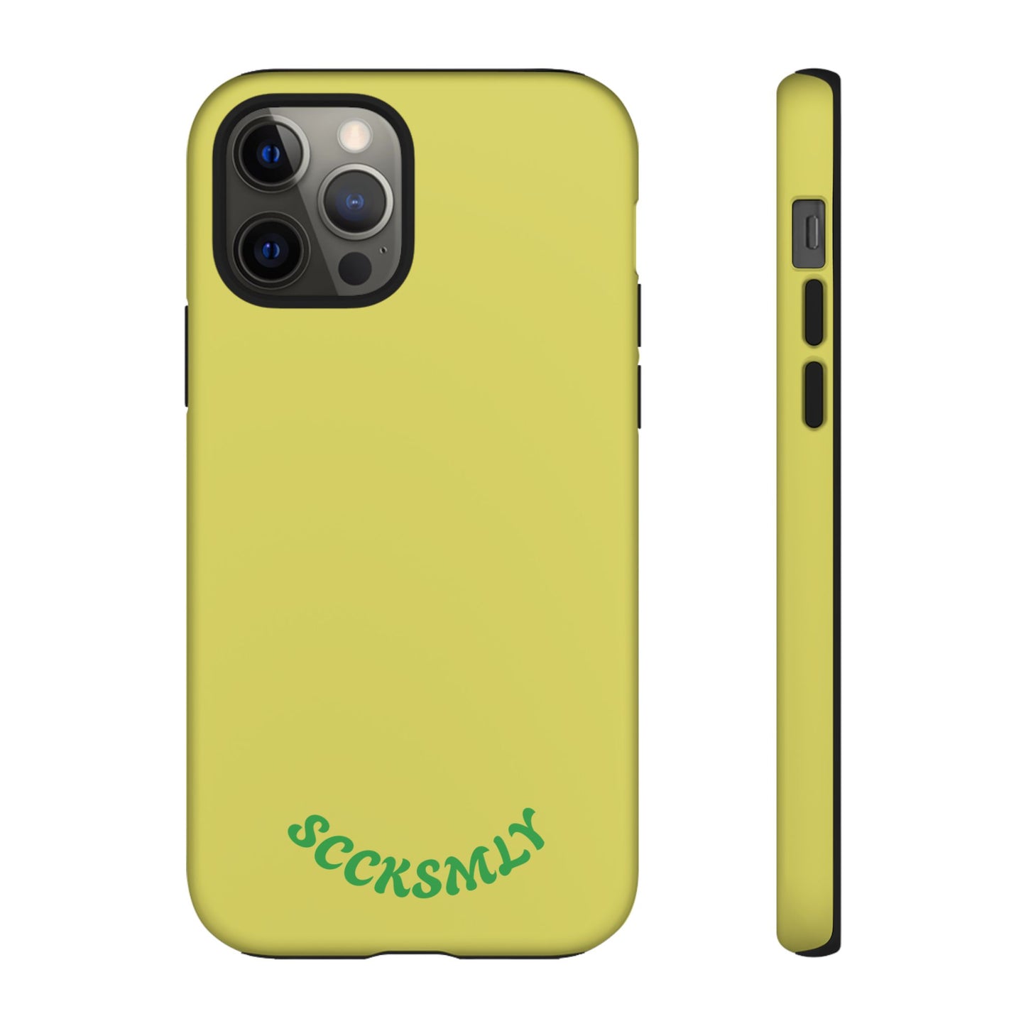 SOLID Lemon Pop Tough Case for Apple