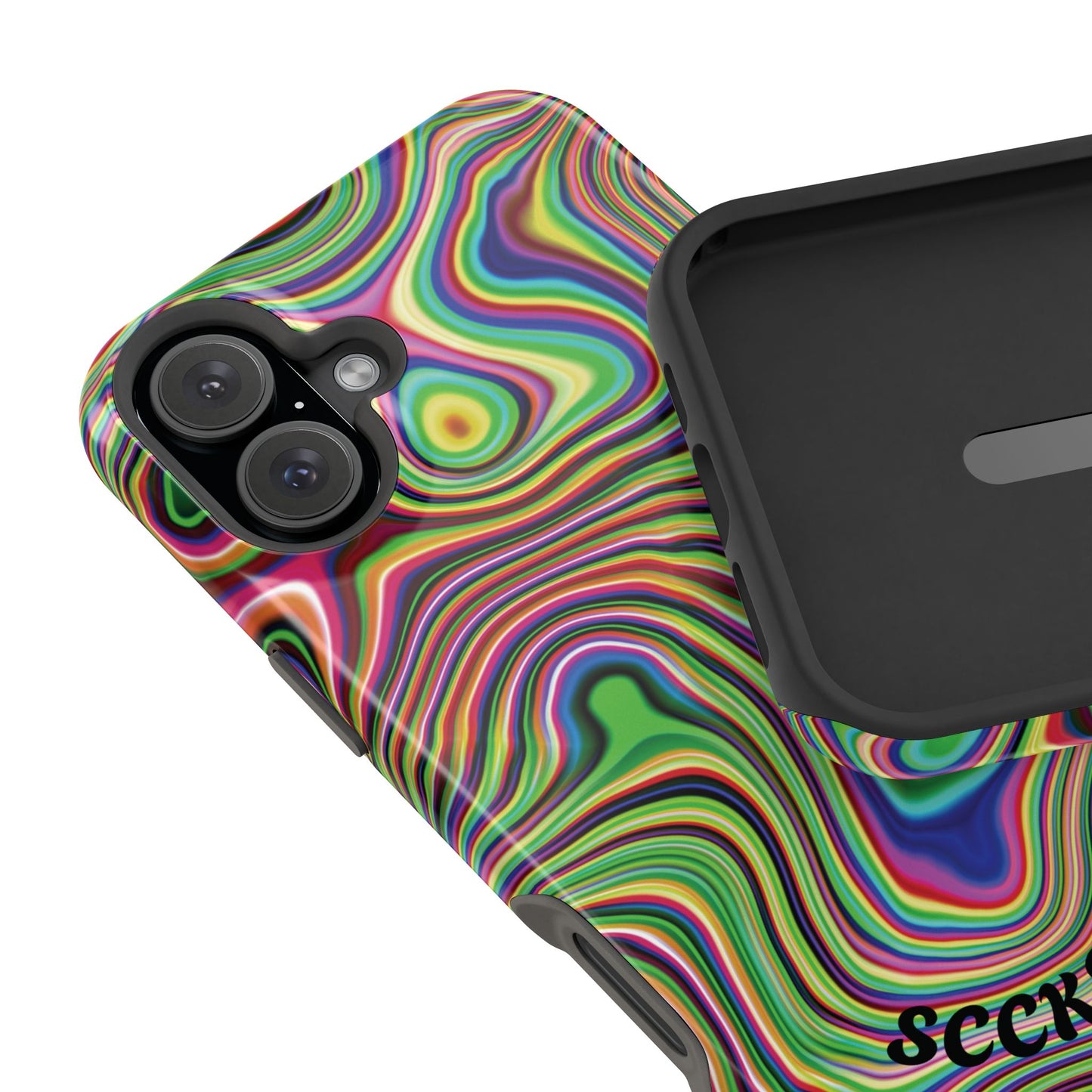 Acid Swirl Phone Case for Apple