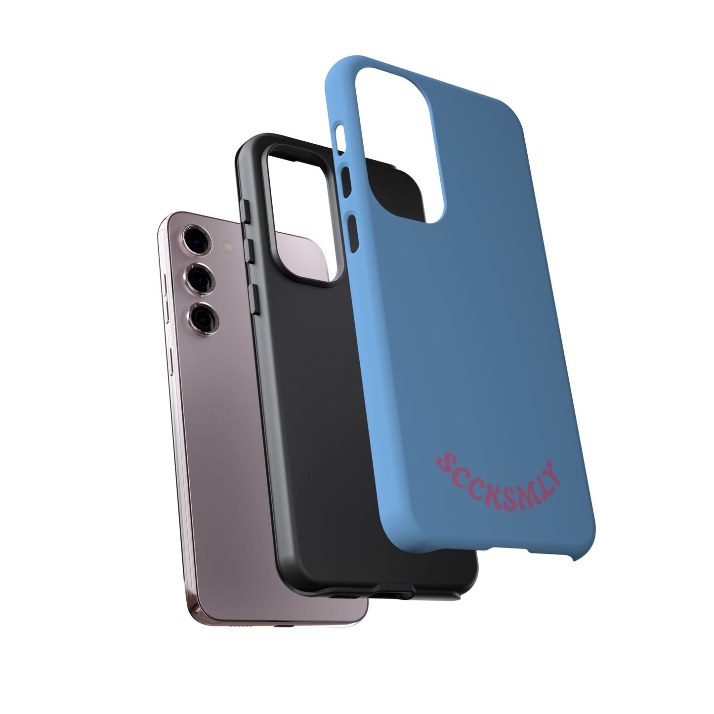 SOLID Blue Candie Tough Case for Samsung