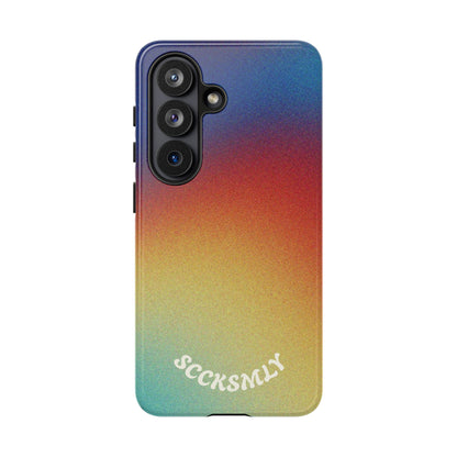 Faded Sunset Aura Tough Phone Case for Samsung