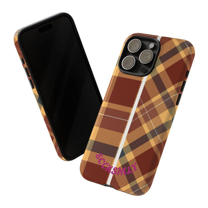 Autumn Plaid Phone Case for Apple
