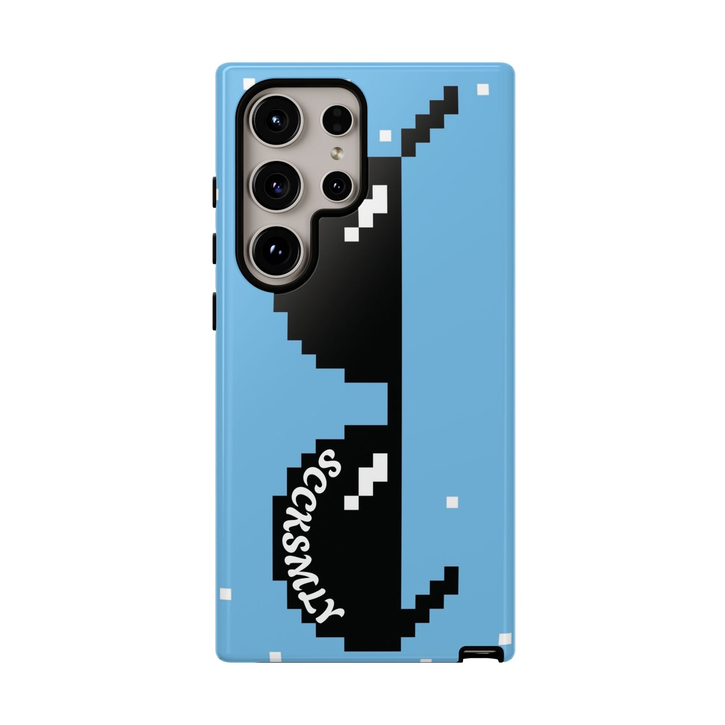 Pixel Glass Tough Phone Case for Samsung