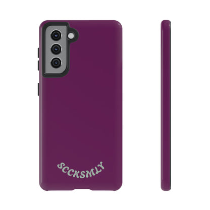 SOLID Amethyst Matte Tough Phone Case for Samsung