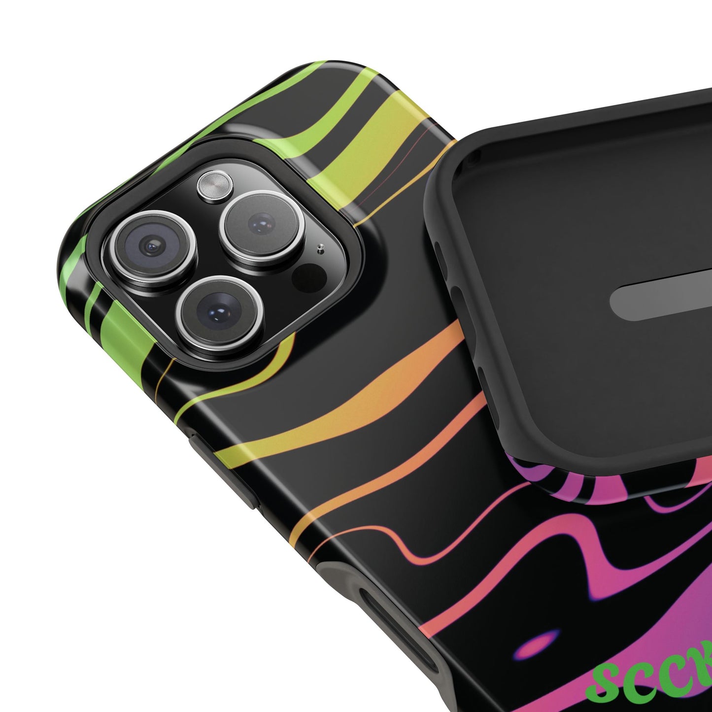 Dark Rainbow Phone Case for Apple