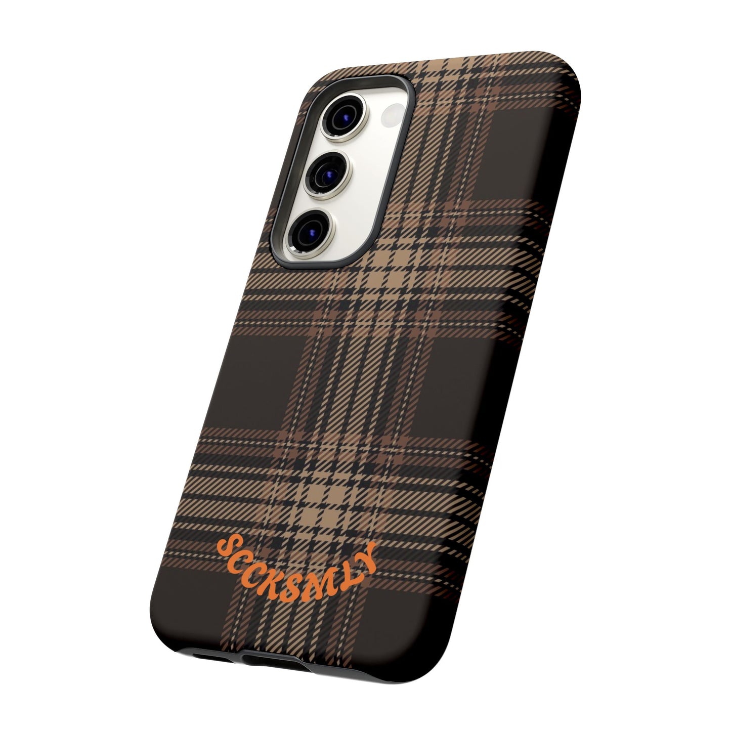 Brown Bread Plaid Tough Phone Case Samsung