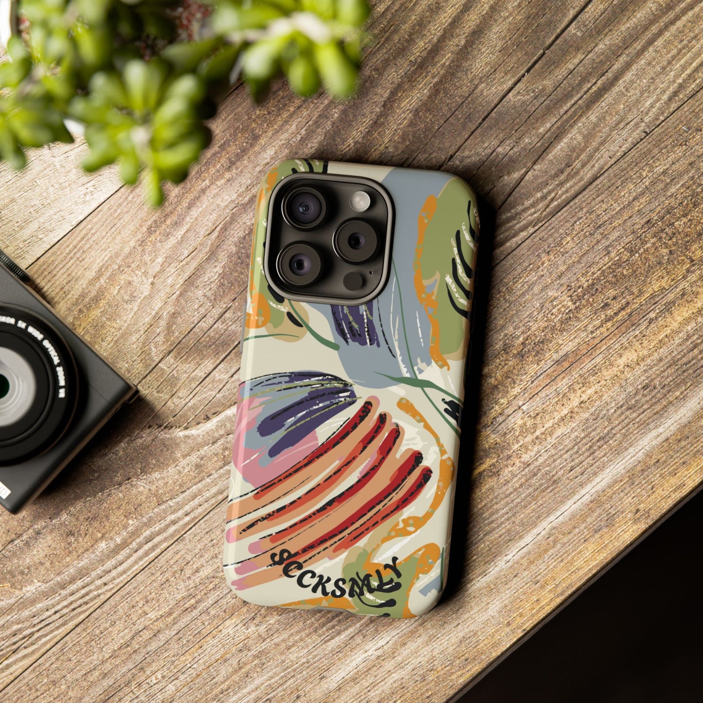 Botanical Strokes Palette Tough Phone Case for Apple