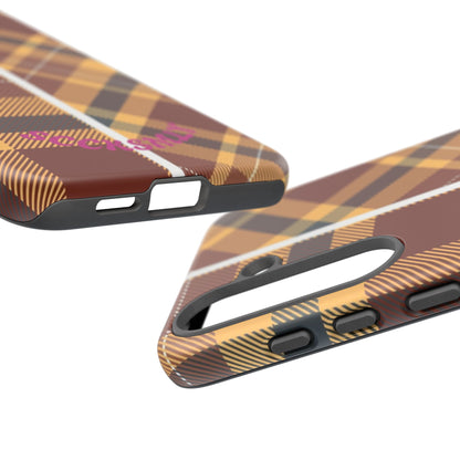 Autumn Plaid Phone Case for Samsung