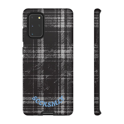 Smoky Grungy Plaid Phone Case for Samsung